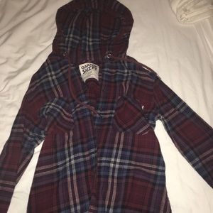 Hoodie flannel